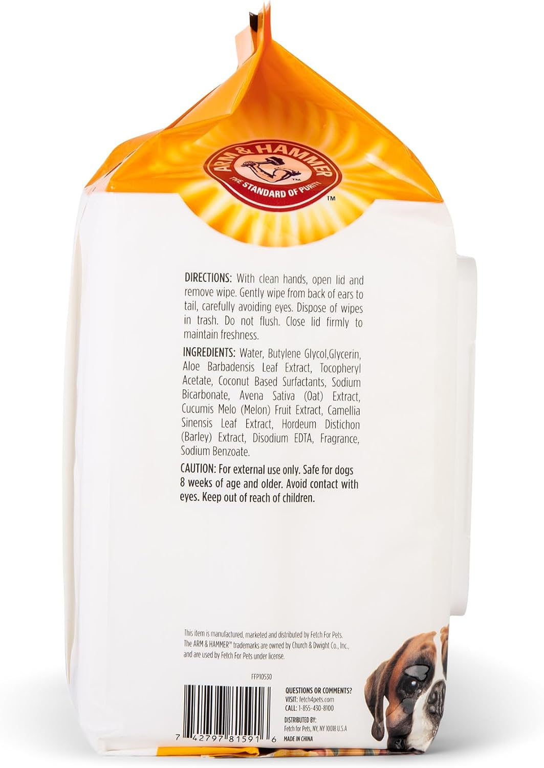 Arm & Hammer Heavy Duty Multipurpose Dog Wipes, Mango - 100 Count (Pack of 3) - image 4
