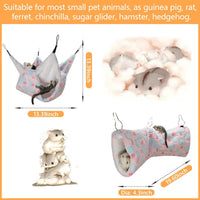 LEFTSTARER Cashmere Pet Bed Mat and Toy - Hammock set Heart-Pink - image 2