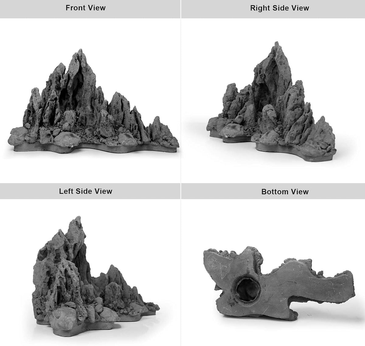 FZONE Aquarium Rocks Aquascaping - 03 Seiryu Stone: 11.02" × 5.5" × 7.08" - image 4