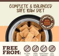 Primal Freeze Dried Raw Cat Food Nuggets Pork, Complete & Balanced Meal or Topper, Premium, Healthy, Grain Free, High Protein Raw Cat Food with Probiotics (14 oz)