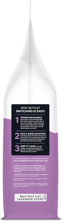 World's Best Cat Litter Lavender, Long-Lasting Odor Control - 15 pounds - image 2