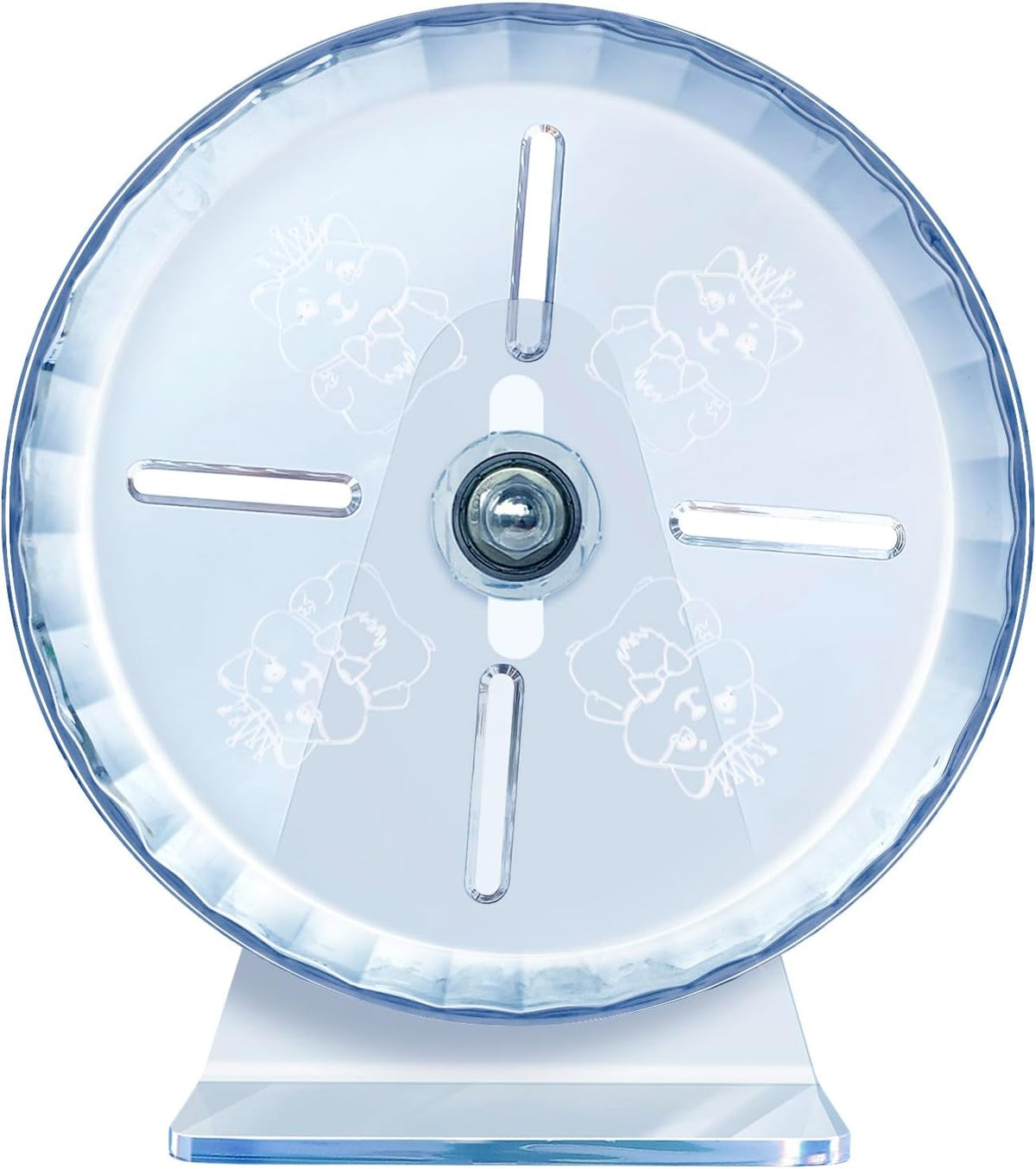 lazYYzal Silent Hamster Wheel - Ф 6 inch / Transparent