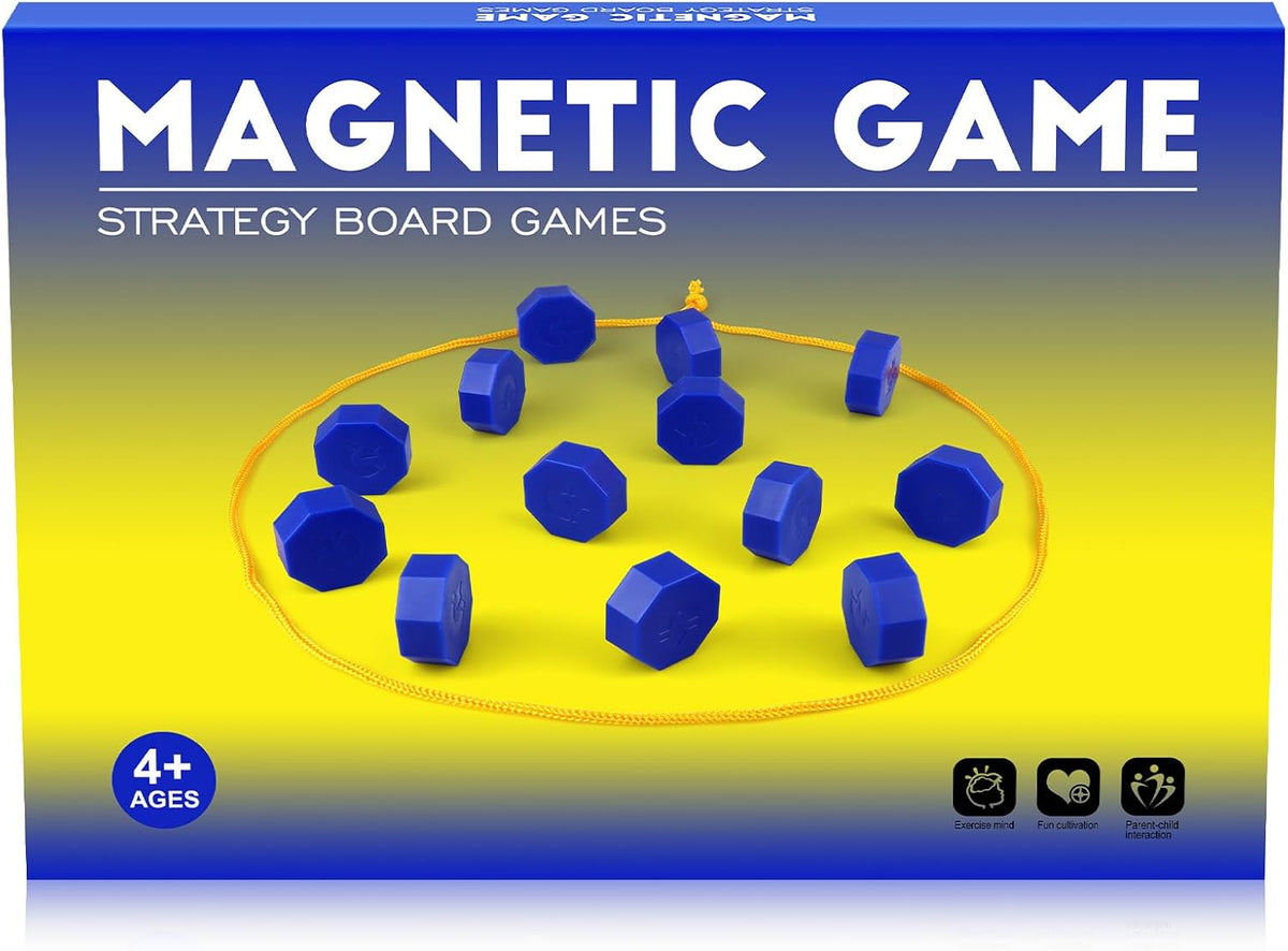 Bameca Magnetic Chess Game with Full-Size Stones