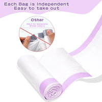 Pack of 30 large Elzrghs cat litter box liners with drawstrings - view 3