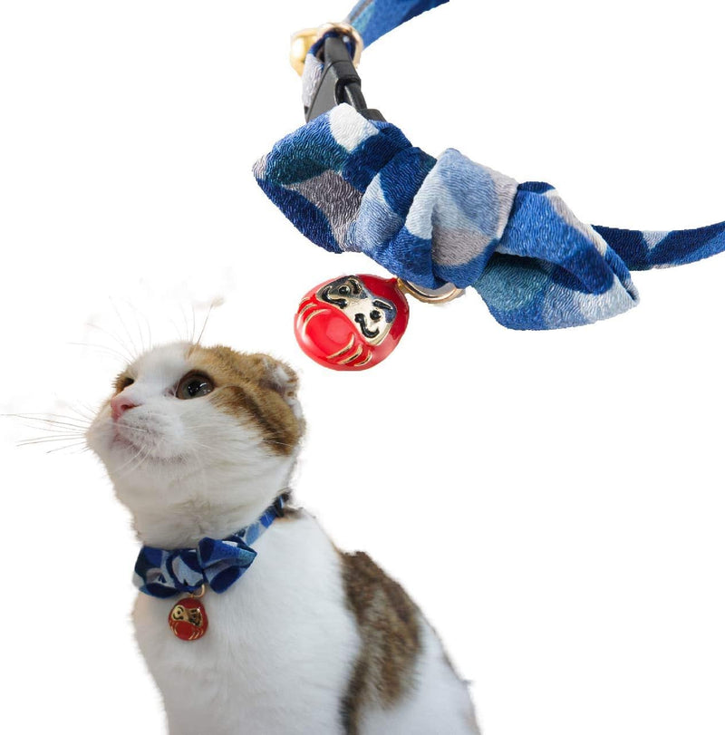 Necoichi Daruma Charm Bow Tie Cat Collar – Essentials for Cats