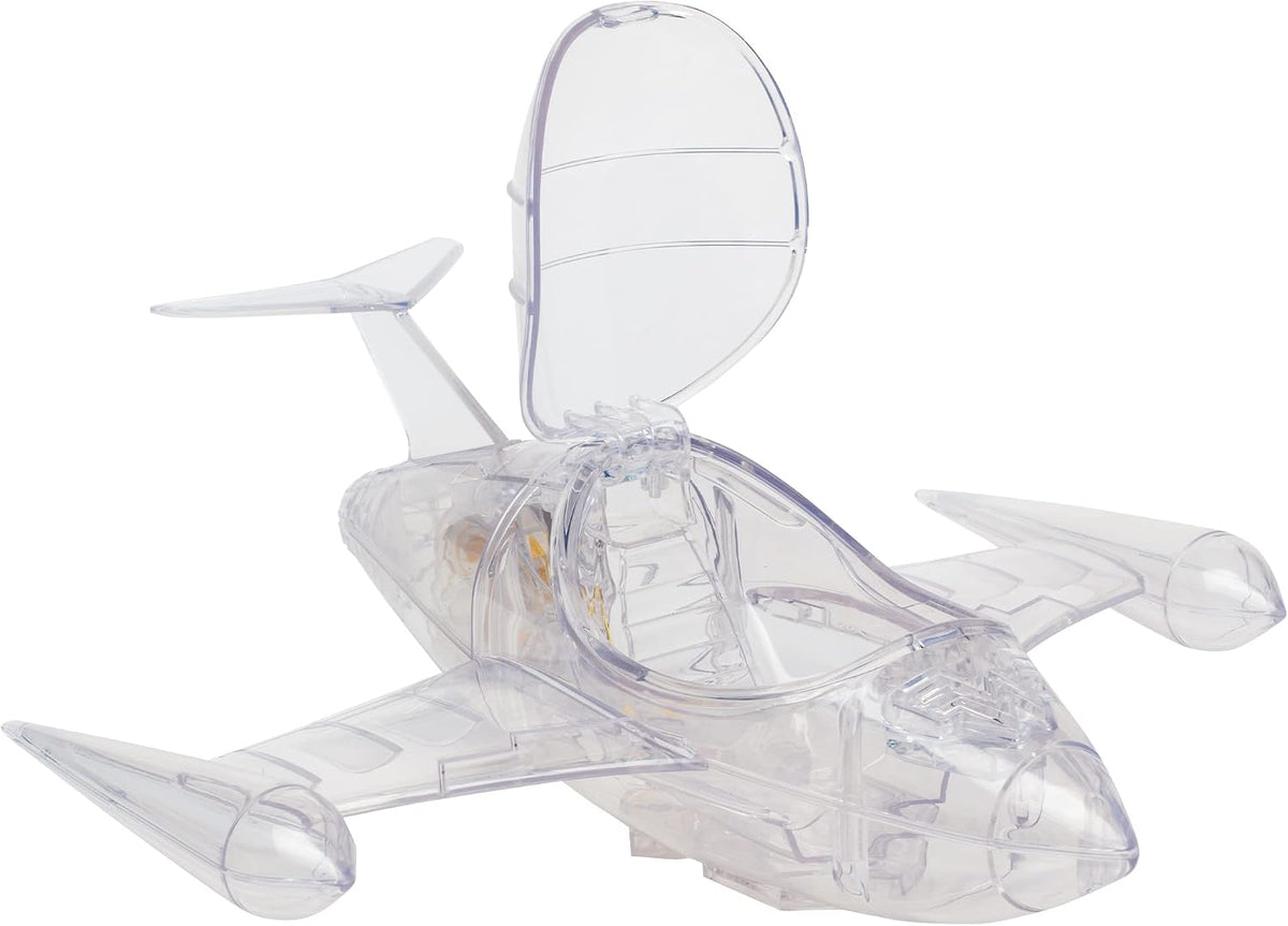 McFarlane Toys DC Super Powers Invisible Jet in translucent design with pop up canopy - view 4
