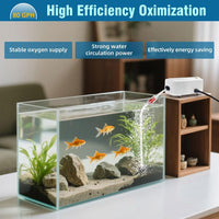 Quiet Aquarium Air Pump 3W Fish Tank Oxygen Aerator Pump with Air - 4.5W - image 2