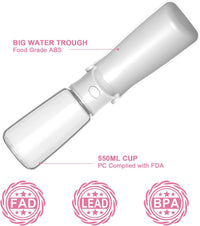 Portable Dog Water Bottle - White / 19oz - image 2