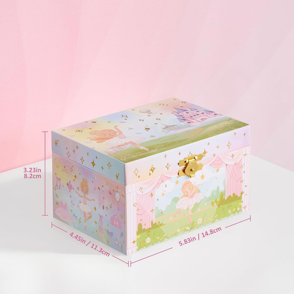 ProCase Musical Unicorn Jewelry Box for Girls, Spinning Unicorn – Fun for Kids & Family - Ballerina (Box Only) - image 4