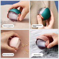 Washable Reusable Gel Lint Roller for Pet Hair, Tecogue Portable Dog Cat Pet Hair Remover for Clothes, Laundries, Sticky Cleaner, Dust Fuzz Fur for Travel Household (Maroon)