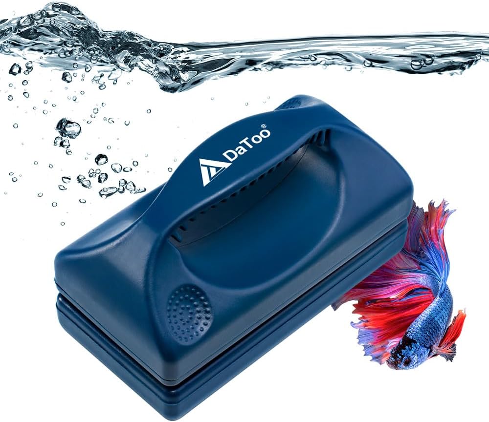 DaToo Aquarium Mini Magnetic Scrubber Scraper Small Fish Tank Cleaner - Max