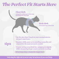 rabbitgoo Cat Harness and Leash Set, Step-in Soft Vest - S / Light Purple - image 2