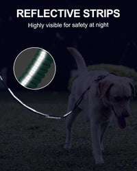 Joytale Tactical Bungee Dog Leash, Shock Absorbing No Pull - Teal - image 4