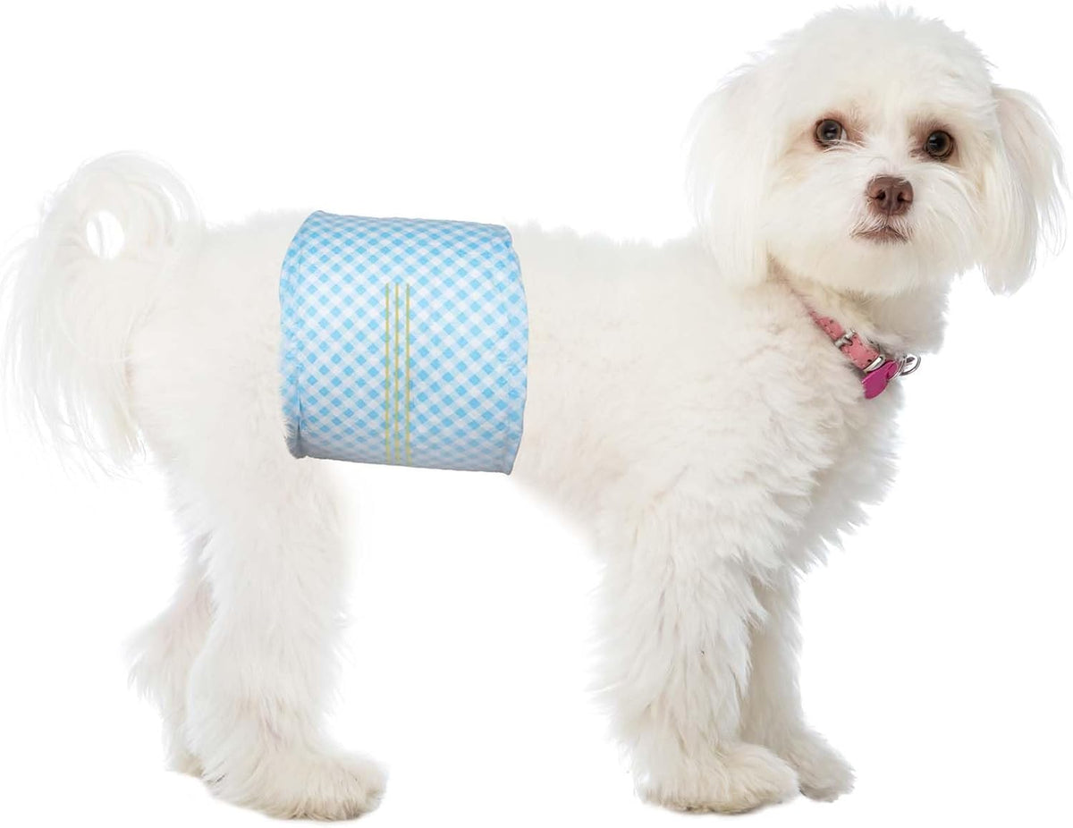 Disposable Belly Bands for Male Dog, Super Absorbent S – Essentials for Dogs - S / 40.0