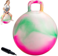 ZOOJOY 18 inch blue dinosaur hopper ball for kids with handle