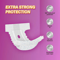 HONEY CARE All-Absorb Disposable Female Dog Diapers Small Size - Large (Pack of 1) - image 2