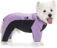 Fleece Dog Coat for Small Medium Dog - Purple / L