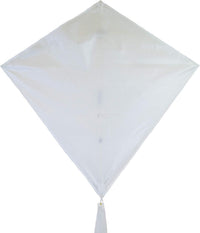In the Breeze 3325, Coconut 30 Inch Diamond Kite, Solid White - Coconut