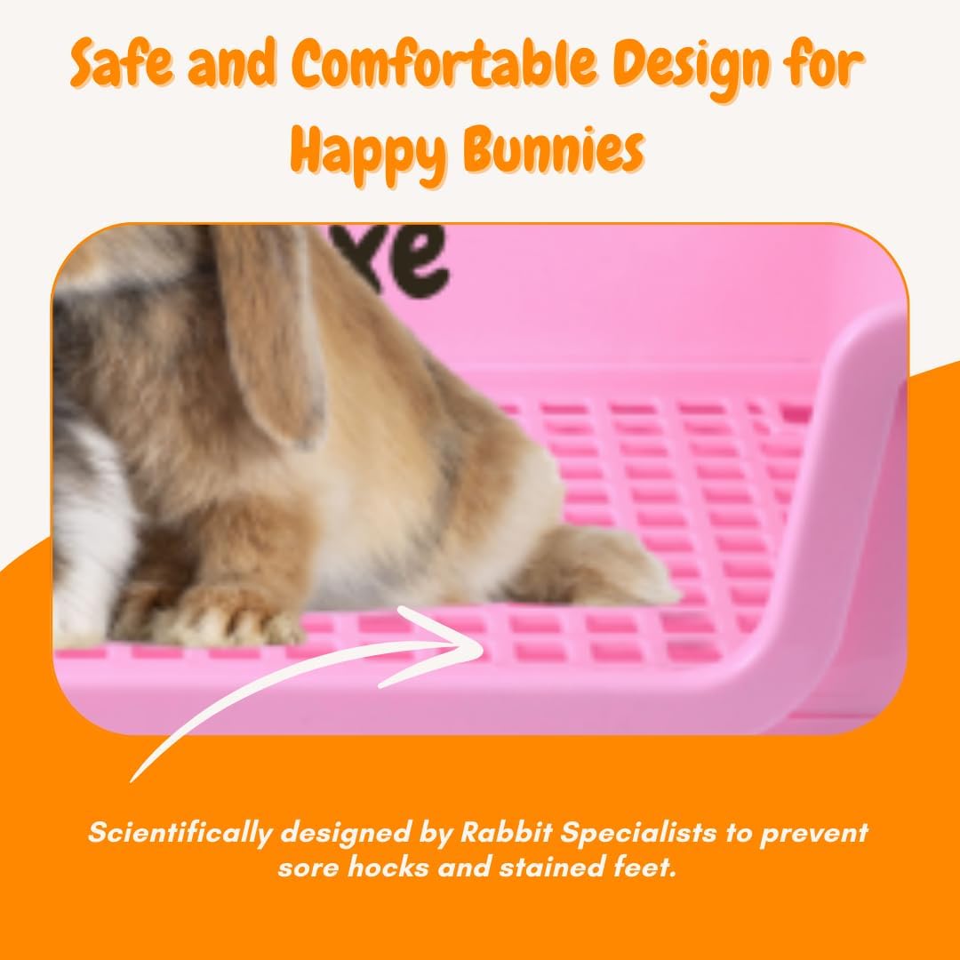 HoppScotch.bun Bumbox Deluxe Rabbit Litter Box - X-Large / Pink - image 4