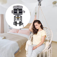 SELEWARE stainless steel swing hanger, heavy duty ceiling mount with swivel - view 27