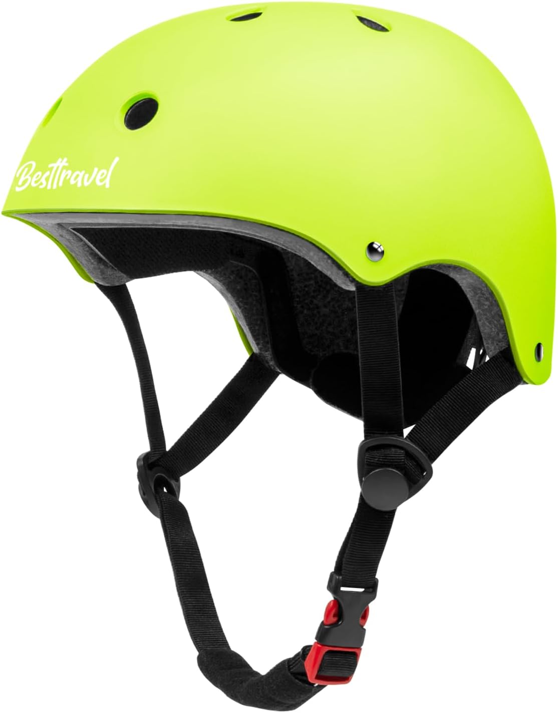 Besttravel Kids Helmet, Toddler Adjustable Kids Ages 3-8 Years Old Boys Girls Multi-Sports Safety - Green