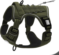 AUROTH Dog Harness for Large Dogs - Green - Deep Enrich / M(Neck:16-22",Chest:22-33"),35-50 lbs