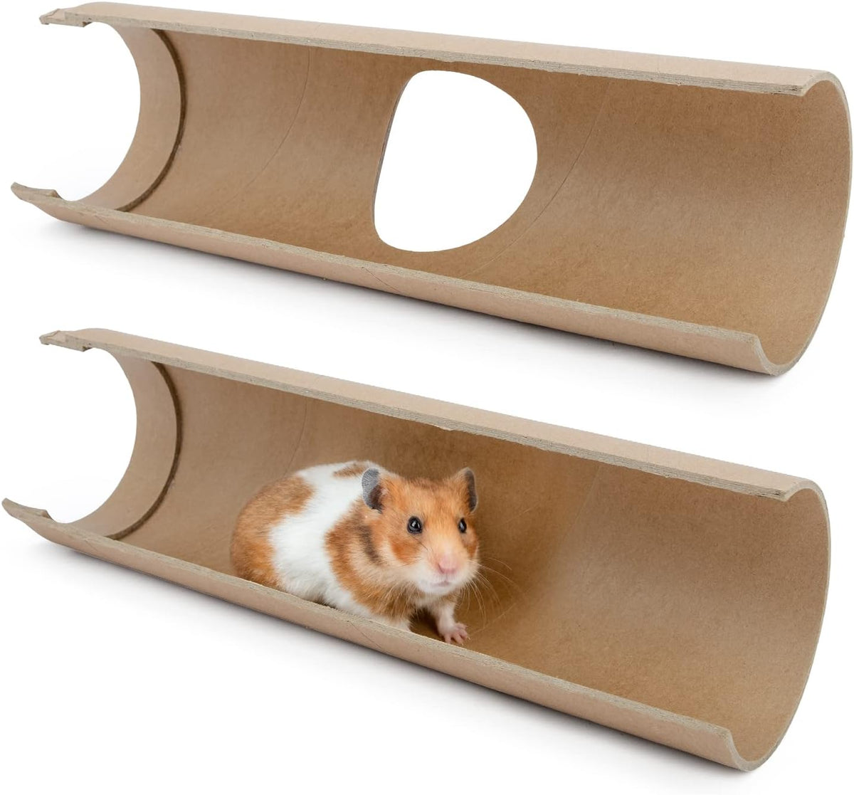 Niteangel Creative & Composable Hamster Tunnel: Edible Water Hyacinth - Half Tunnel Set