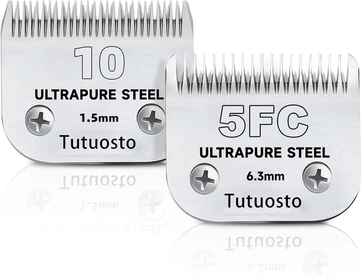 3 Pack 10 Clipper Blade Compatible with Andis - 10#&5FC