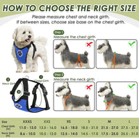 SlowTon Dog Seat Belt and Harness for Car, B M - Blue / XXX-Small - image 4