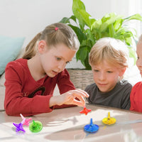 SPRMUD acrylic spinning tops shaped like crystal gems in mixed colors, 24 pieces - view 12