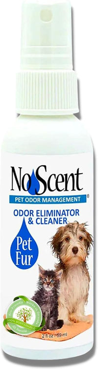 No Scent Pet Fur - Professional Dog & Cat Grooming Odor Eliminator & Coat Cleaner Between Bath - 2 Fl Oz (Pack of 1)