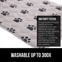 GORILLA GRIP Washable Puppy Pads, Slip Resistant Dog Crate Mat - 28" X 18" - image 2