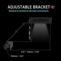 Aquarium Light –3rd Generation A029 Aquarium LED Light 30 Watts Saltwater Light with Touch Control, 5W LED Chips for Coral Reef Nano Fish Tank Marine Tanks with Timer & Screen (A029)