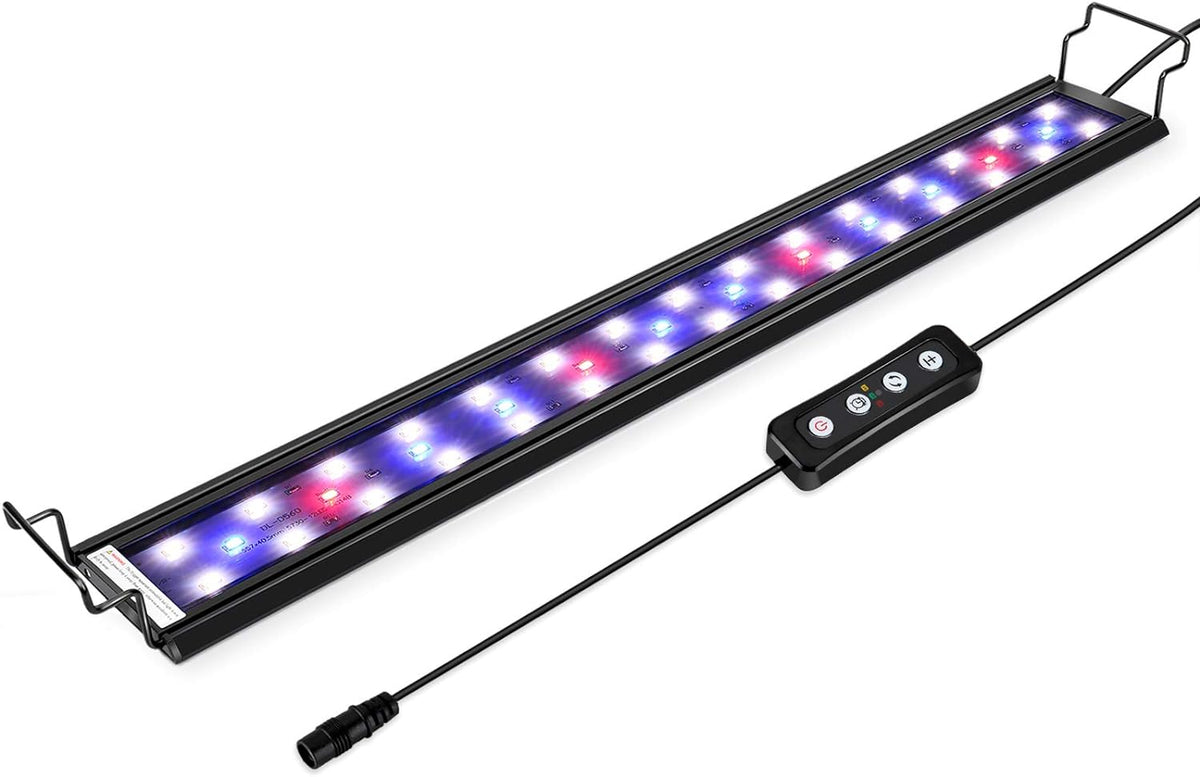 hygger 14W Full Spectrum Aquarium Light with Aluminum Alloy Shell - 9W (12-18 inch)