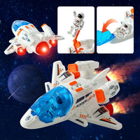 Wbzle space ship toy with astronaut figure, opening cockpits and telescopic arm - view 10