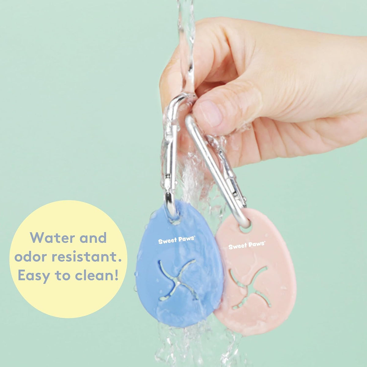 Dog Poop Bag Holder Charm for Hands-Free Carry of Used Poop Bag - Azure - image 4