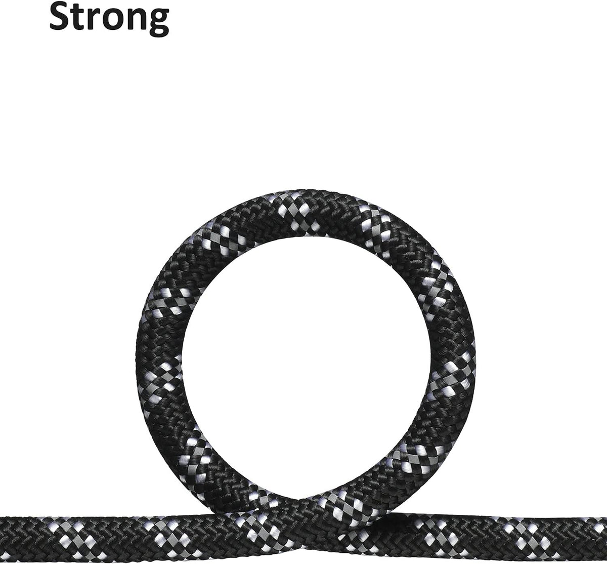 Long Dog Leash for Training 10FT/16FT/20FT/30FT/50FT/100FT - 20FT* 3/8 inch / 1Pack Black - image 4