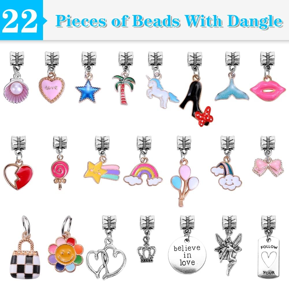AIPRIDY 150 Pieces Charm Bracelet Making Kit - 150 Pieces - image 3