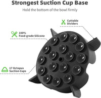 Jaoul Slow Feeder Dog Bowls Insert - Cuttable Small(5.4 inch) / Black - image 2