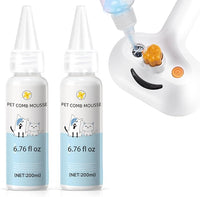 Pet Steam Brush Spray Refill for Dogs & Cats – Concentrated Waterless Shampoo, 3-in-1 Grooming Spray Comb Mist, 2*Shampoo(Steam Brush not Included)