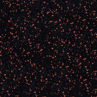 American Floor Mats 1/4in (7mm) Thick 10% Red 4' x 12' Heavy Duty Rubber Rolls, Protective Exercise Mats, Home Gym Rubber Flooring