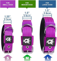 TSPRO Tactical Dog Collar 1.5 Inch Wide Thick Dog Collars with Heavy Duty Metal Buckle, Durable, Strong, Adjustable for Medium to Large Dogs (Camo Pink M)
