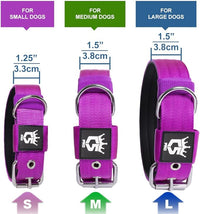 TSPRO Tactical Dog Collar 1.5 Inch Wide Thick Dog Collars with Heavy Duty Metal Buckle, Durable, Strong, Adjustable for Medium to Large Dogs (Black L)