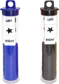 Ahoper Right Left Center Dice Game Prime Set Bundle with 3 Dices + 36 - 2 Pack