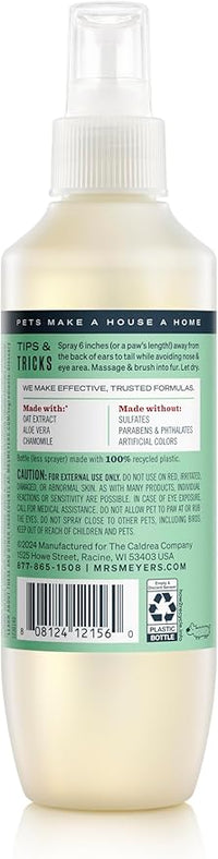 MRS. MEYER'S Clean Day Dog Deodorizing Spray, Sweet Chamomile Scent, 8oz