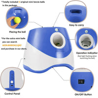 SOCO Automatic Ball Launcher for Dogs, Orange - Blue-15 balls - image 4