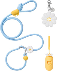 VETRESKA Hands-Free Dog Leash - Daisy Blue