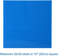 LVHERO 8 Pack Classic Baseplates Building Plates for Building Bricks - Blue / 8 - image 2