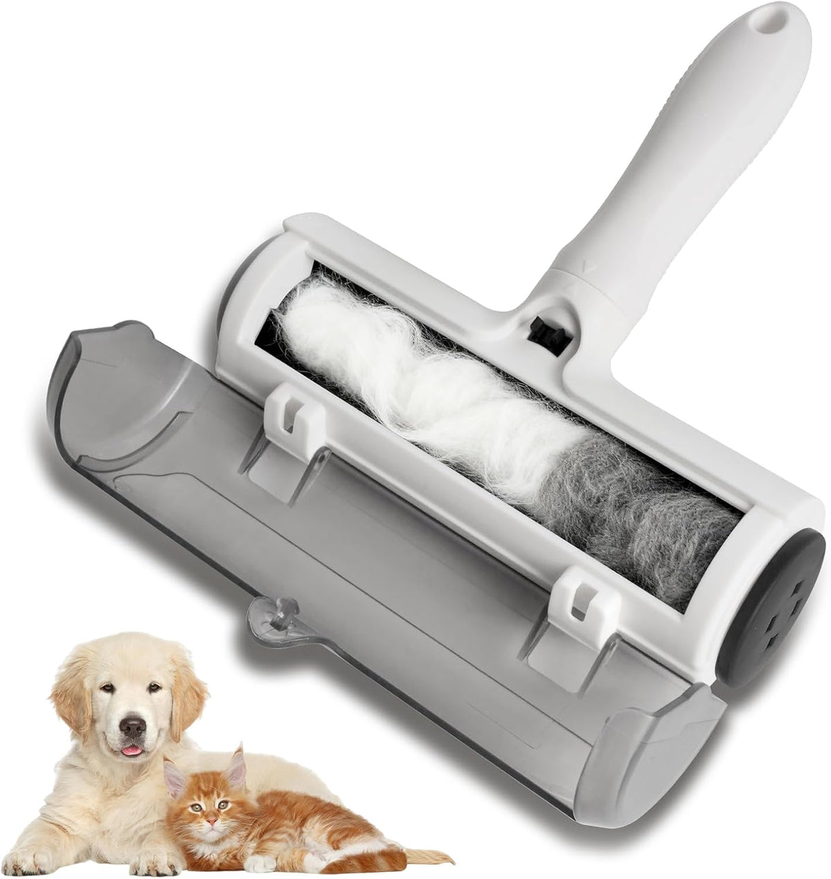 Roller Pet Hair Remover, Reusable Lint Roller for Cat & Dog Hair on Furniture, Couch, Carpet, Car