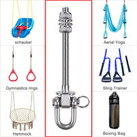 SELEWARE Heavy Duty Swing Hanger - D (9 Inch, 2 Pack Silver) - image 4